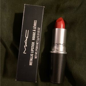 NIB Mac Cosmetics Metalic Coral Optix Lipstick